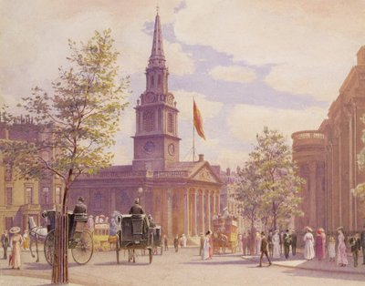 セントマーチンズインザフィールズ、ロンドン、1902 作： W.H. Simpson